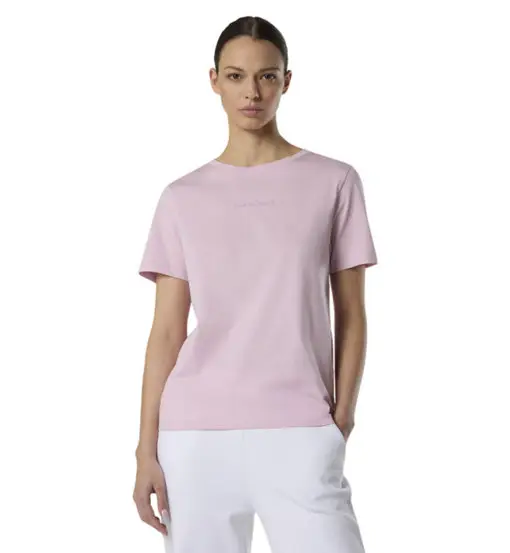 S W/Logo W - T-shirt - donna Light Rose