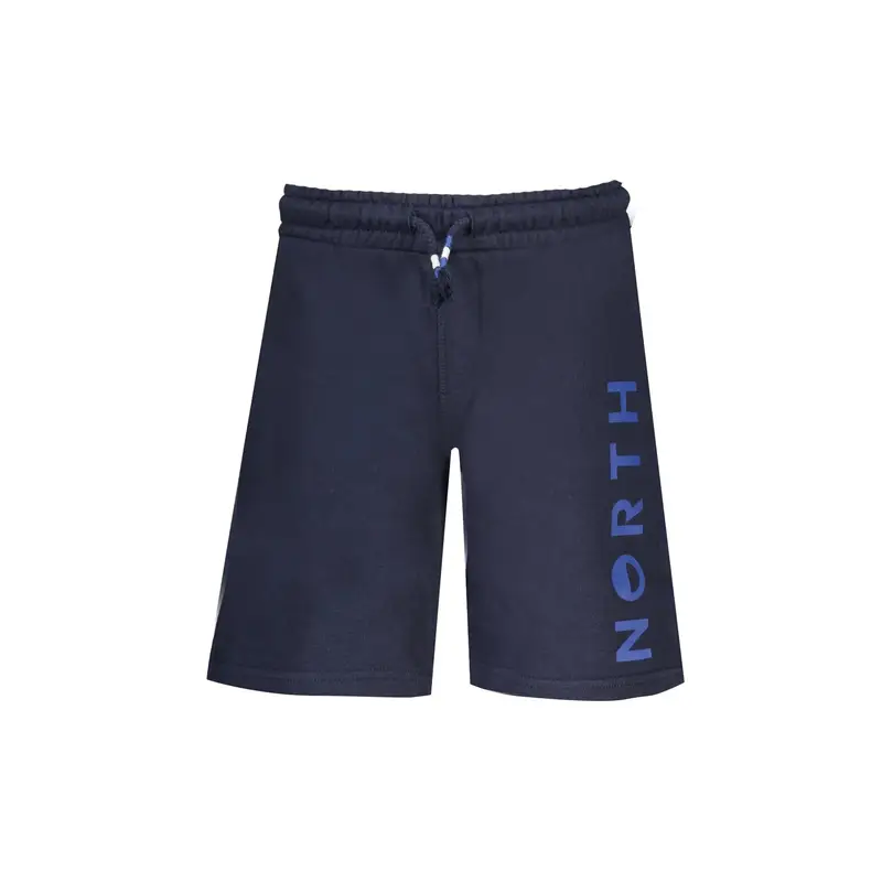 Short Bambino Blu Stampa Logo