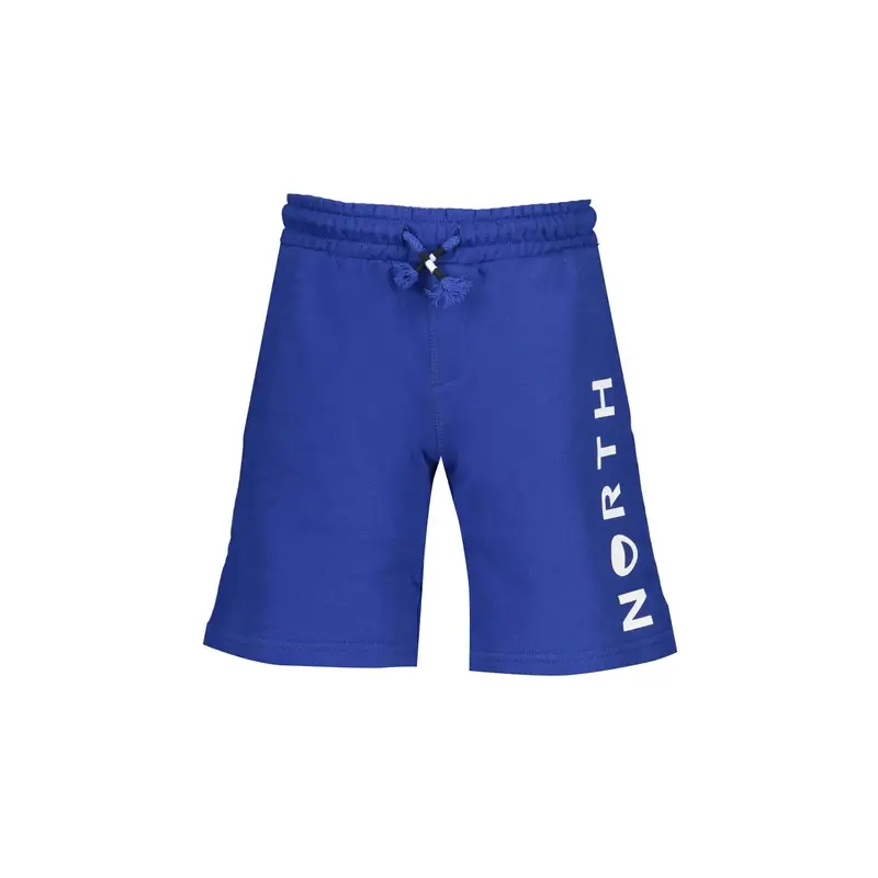 Short Bambino Blu Stampa Logo