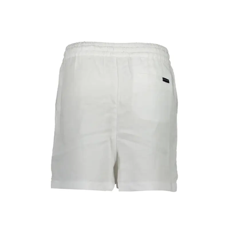 North Sails Pantaloni Donna Bianco con Logo miniatura 2