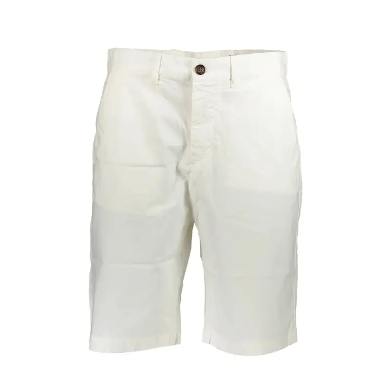 North Sails Pantaloni Uomo Bianco in Cotone Biologico