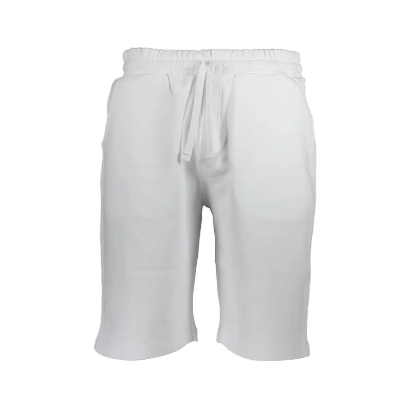 North Sails Pantaloni Uomo Bianco con Stampa Logo