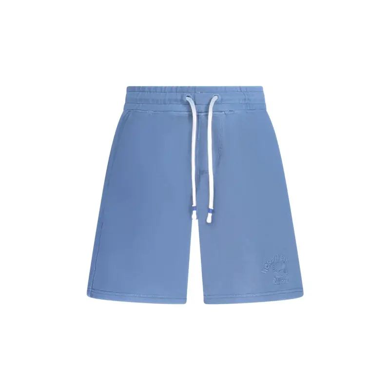 North Sails Pantaloni Uomo Blu con Ricamo