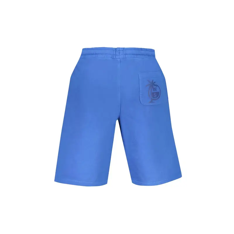 Short Uomo Blu Stampa Logo miniatura 2