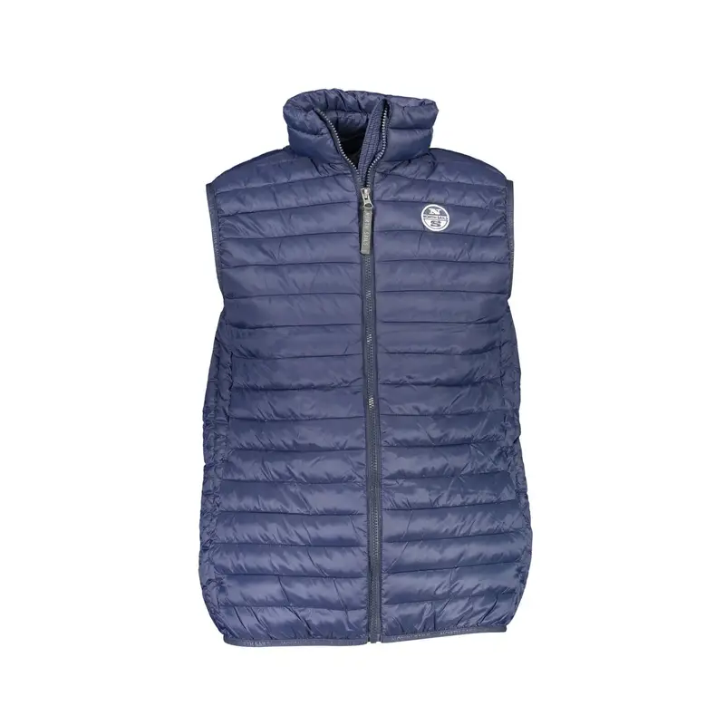 Smanicato Uomo Blu con Logo