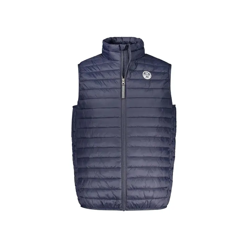 Smanicato Uomo Blu con Logo