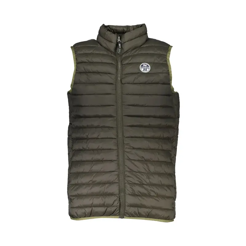 Smanicato Uomo Verde con Logo