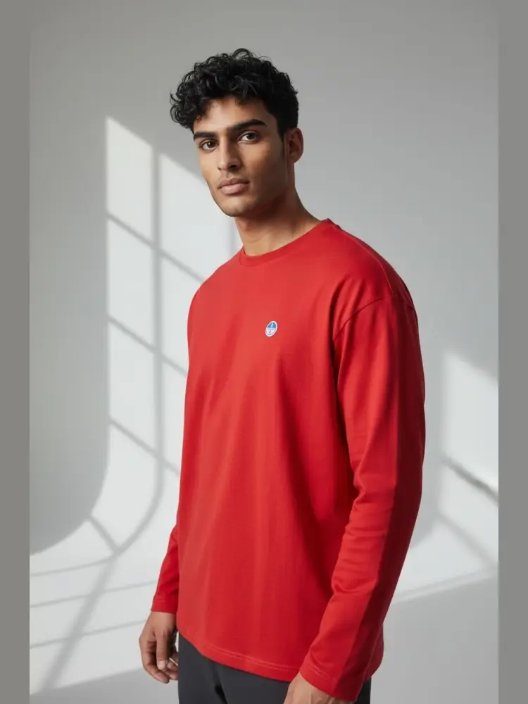 North Sails T-shirt Rosso 3815452