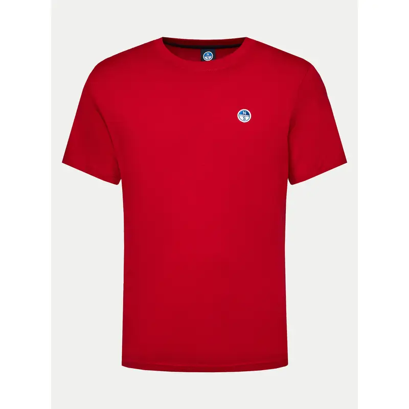 T-shirt Bollo 692970 Rosso Regular Fit