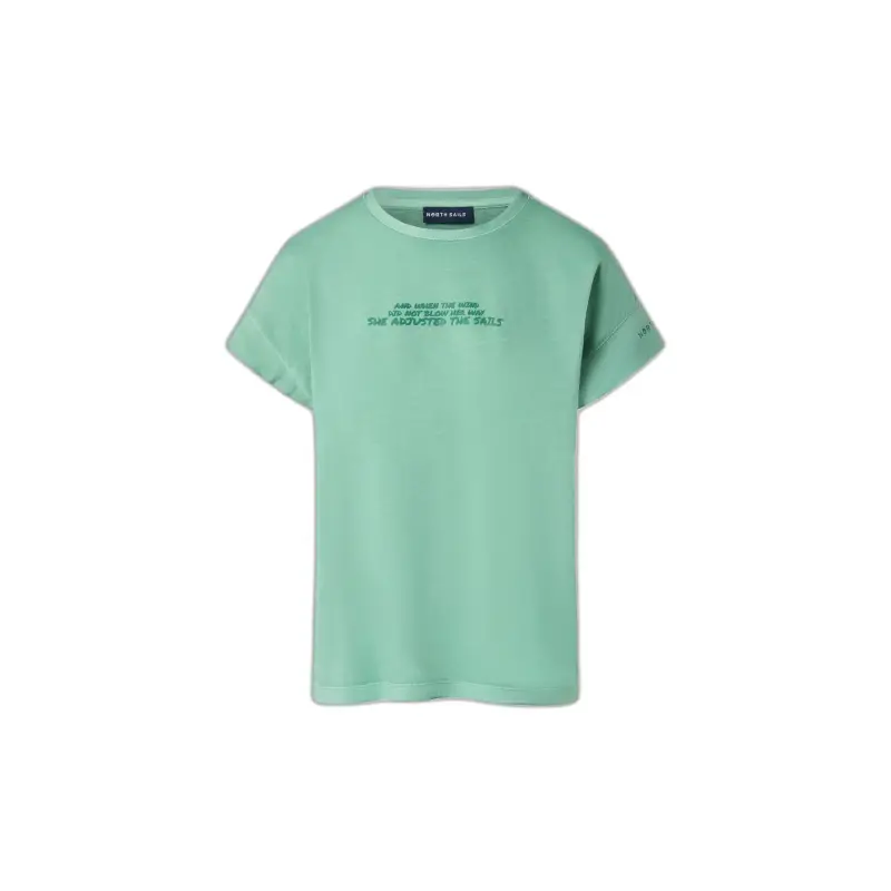 T-shirt donna con slogan stampato North Sails