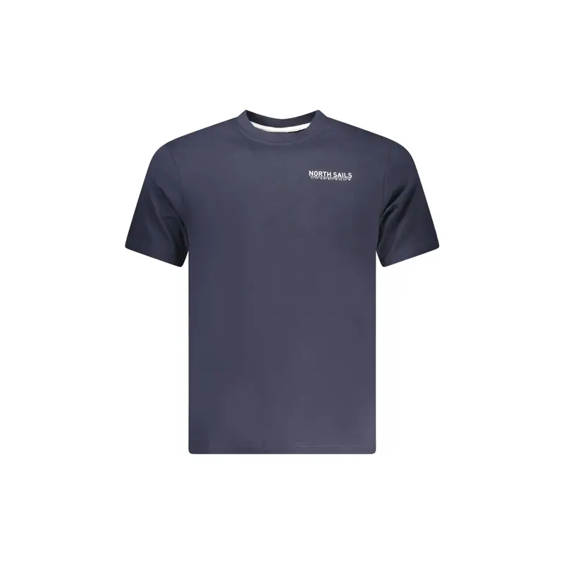 T-Shirt Maniche Corte Uomo Blu Stampa Logo