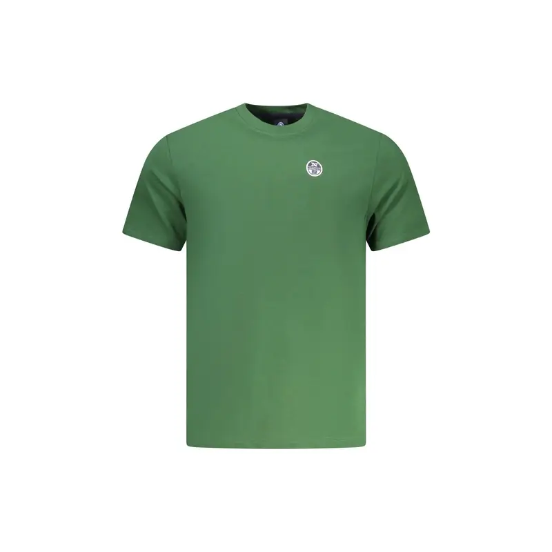 T-Shirt Maniche Corte Uomo Verde Logo