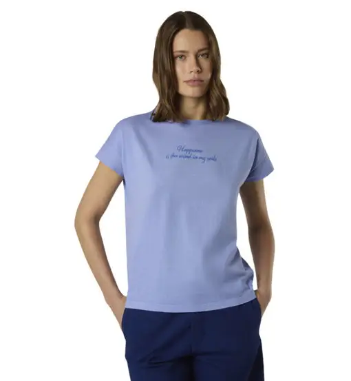 W/Graphic W - T-shirt - donna Blue