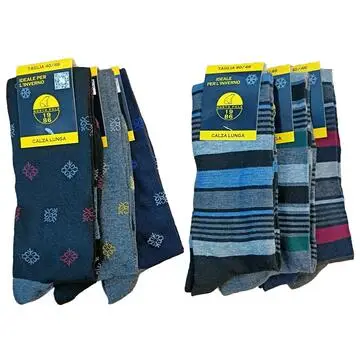 CALZINO LUNGO UOMO FANTASIE ASSORTITE NORTHPOLE NP I (3PACK)