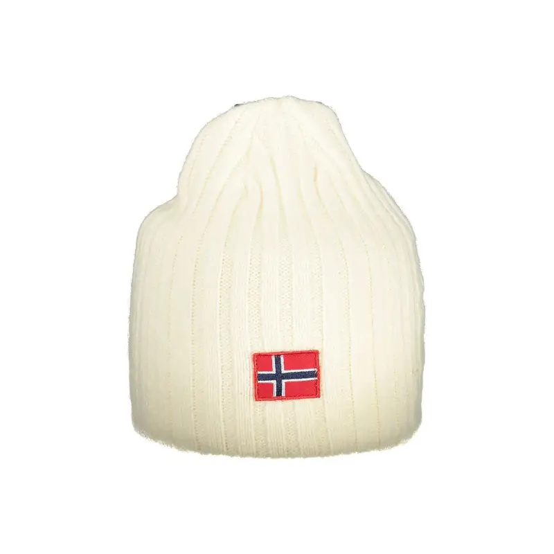 Berretto Uomo Bianco con Logo