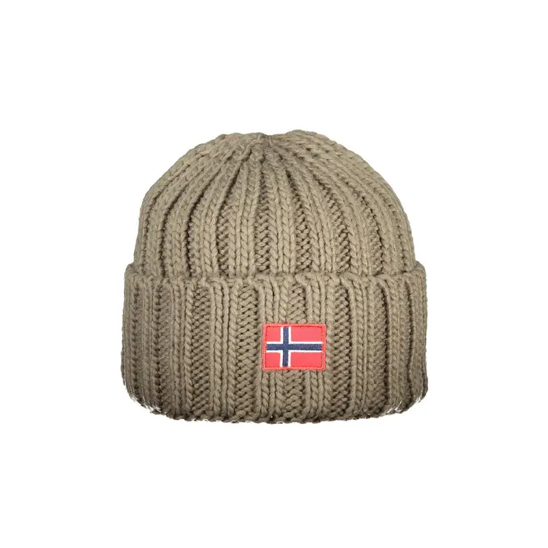 Berretto Uomo Marrone con Logo