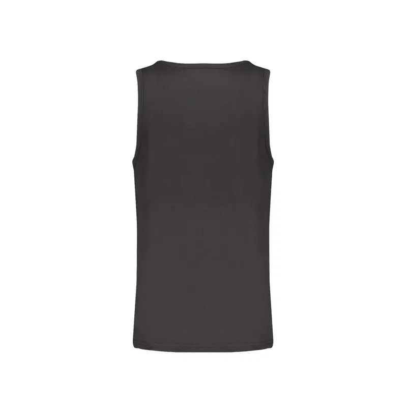 Canotta Uomo Nera Stampa Logo Nero miniatura 2