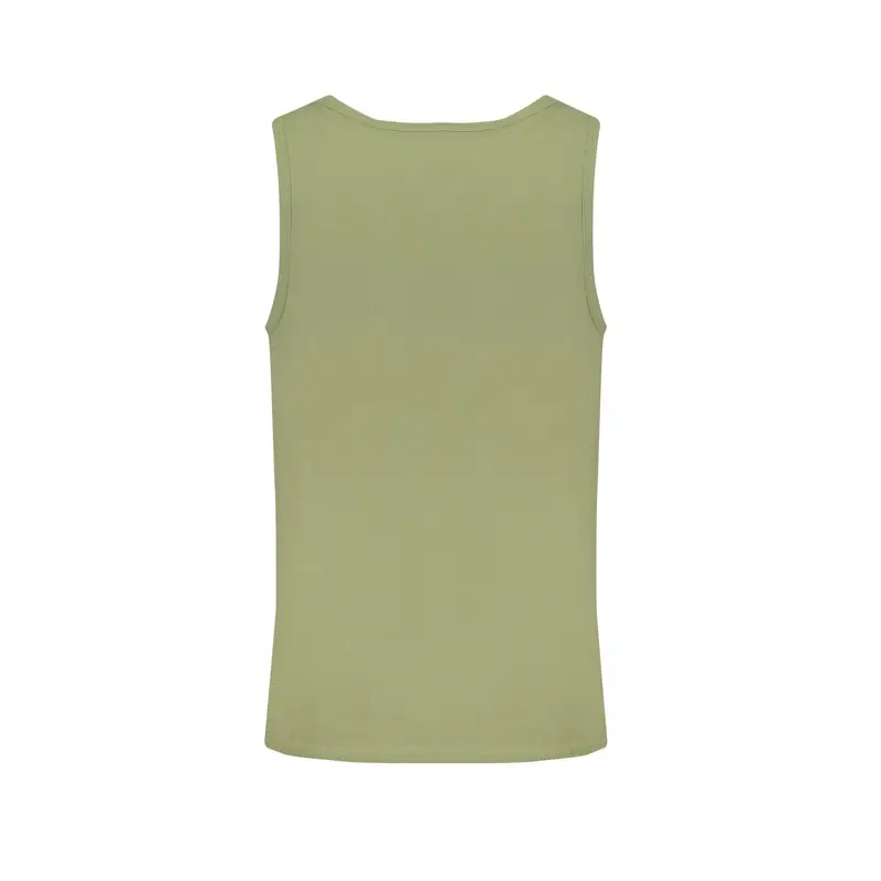 Canotta Uomo Verde Ricamo miniatura 2