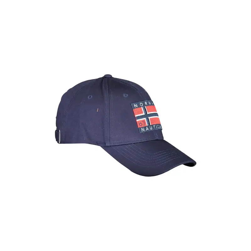 Cappello Uomo Blu con Visiera e Cinturino Regolabile miniatura 2