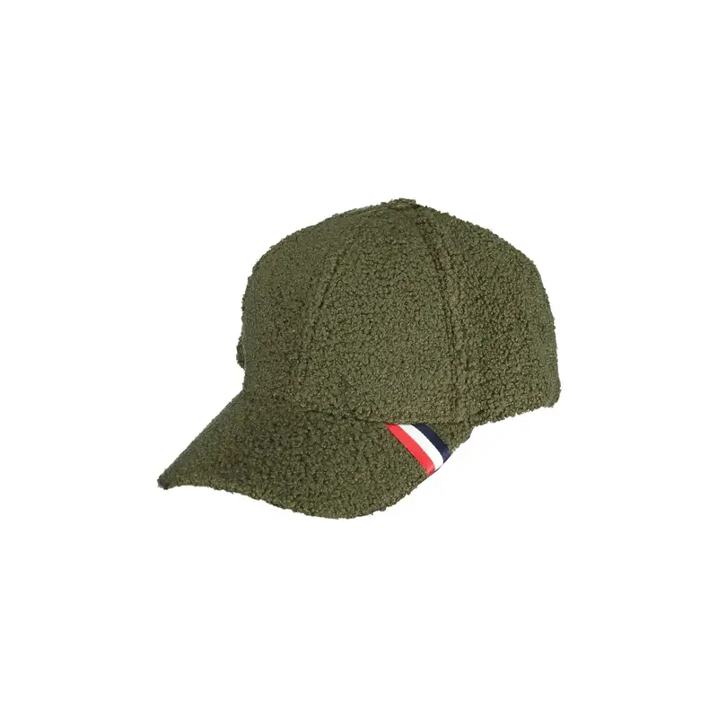 Cappello Uomo Verde con Visiera Regolabile e Logo miniatura 3