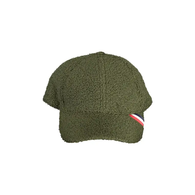 Cappello Uomo Verde con Visiera Regolabile e Logo