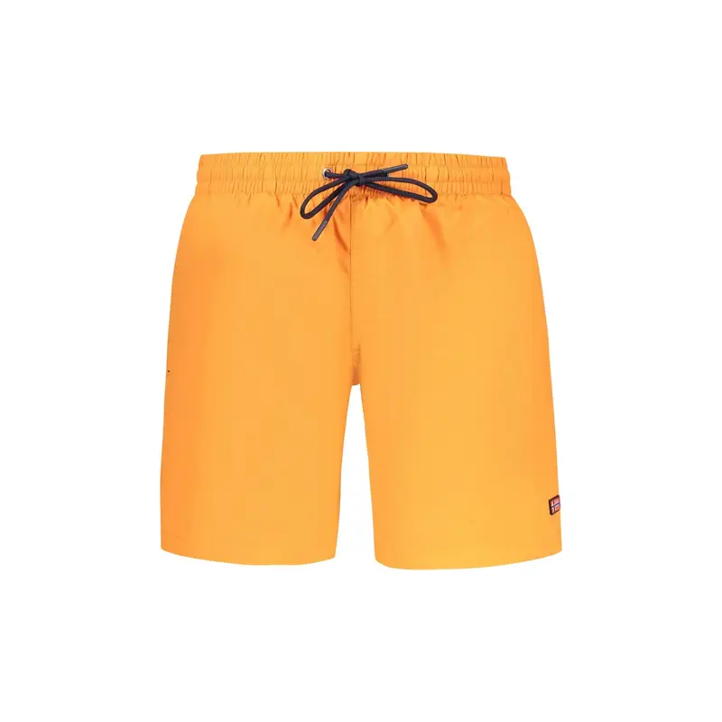 Costume da Mare Uomo Arancione con Logo