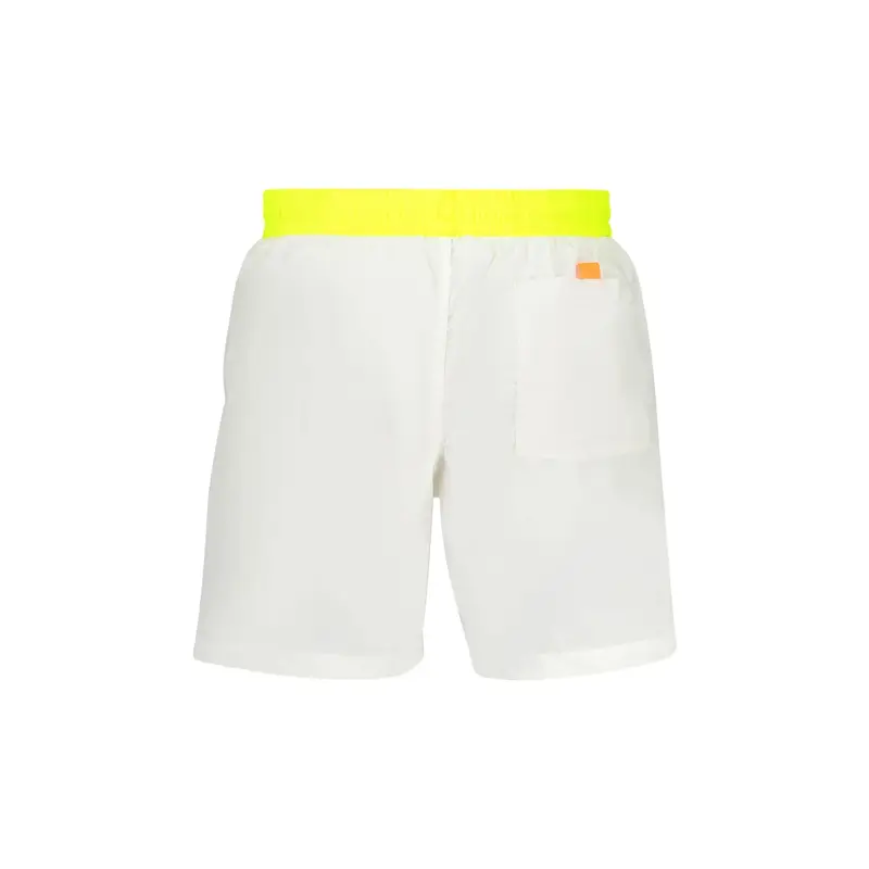 Costume da Mare Uomo Bianco Stampa miniatura 2