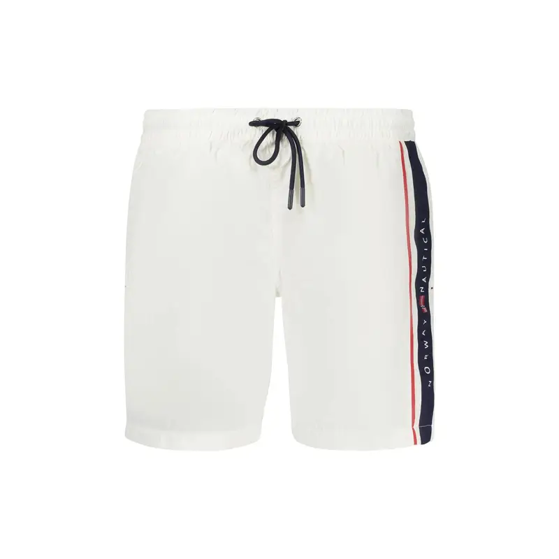 Costume da Mare Uomo Bianco Stampa