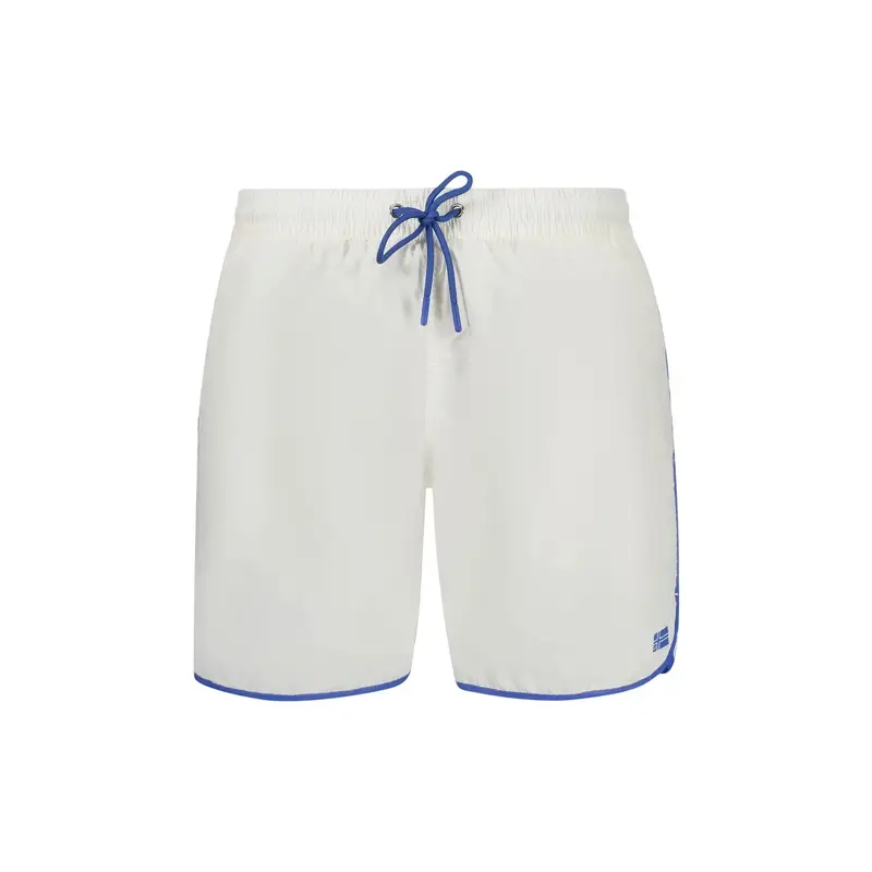 Costume da Mare Uomo Bianco Stampa