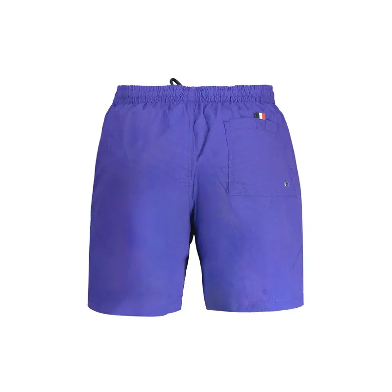 Costume da Mare Uomo Blu Applicazione Logo miniatura 2