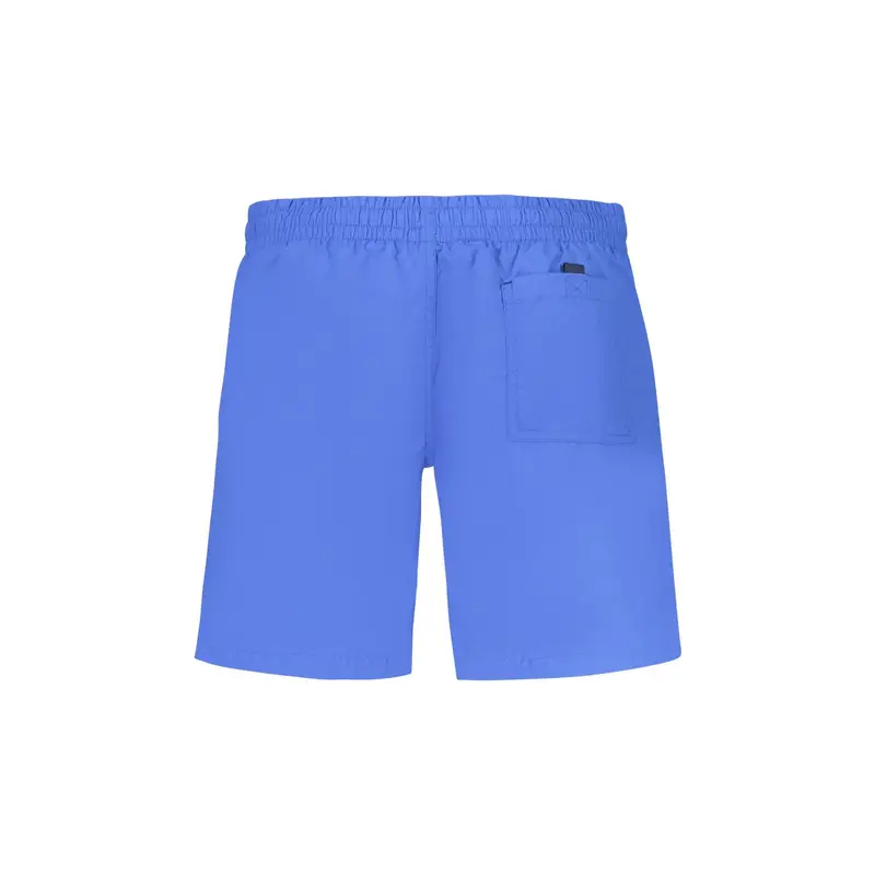 Costume da Mare Uomo Blu Dettagli a Contrasto miniatura 2