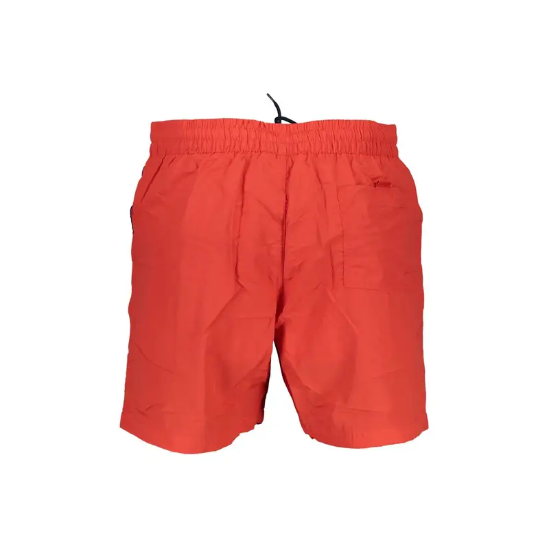 Costume da Mare Uomo Rosso Stampa miniatura 2