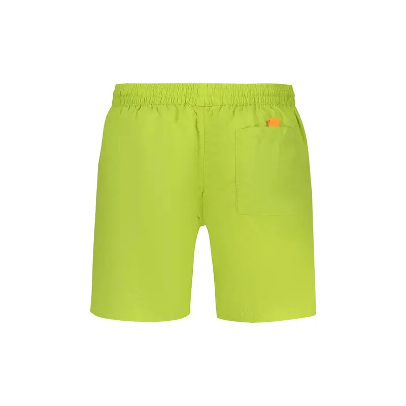 Costume da Mare Uomo Verde Stampa Logo miniatura 2