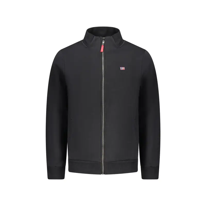 Norway 1963 Felpa Uomo Nera con Zip e Logo