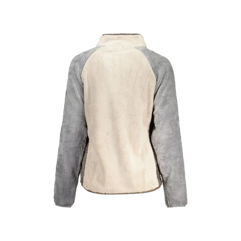 Norway 1963 Felpa Maniche Lunghe Donna beige con Zip e Ricamo miniatura 2