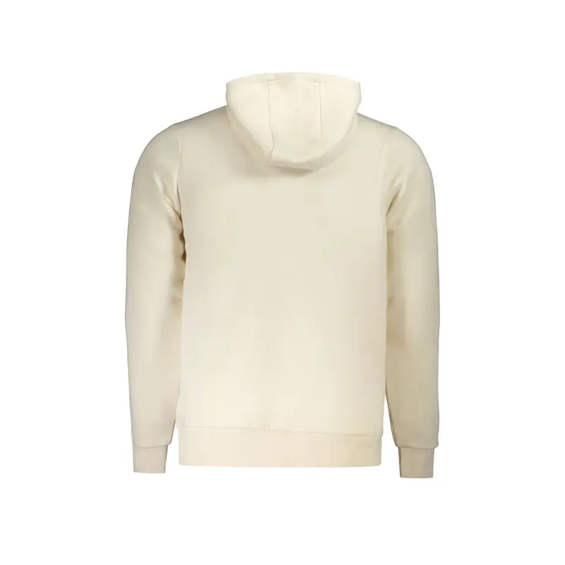 Felpa Maniche Lunghe Uomo Beige Logo miniatura 2