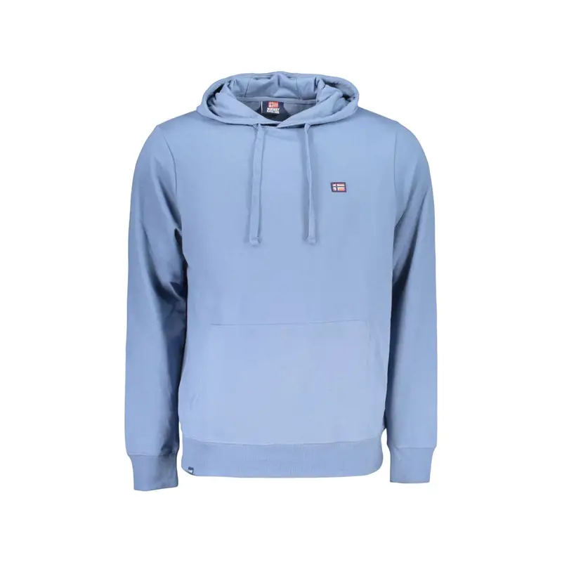 Felpa Maniche Lunghe Uomo Blu Logo