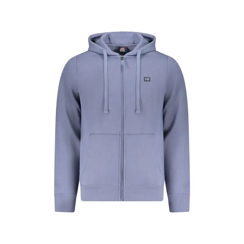 Norway 1963 Felpa Uomo Blu con Zip e Cappuccio