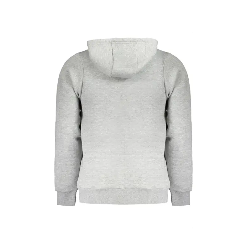Felpa Maniche Lunghe Uomo Grigia Logo Grigio miniatura 2