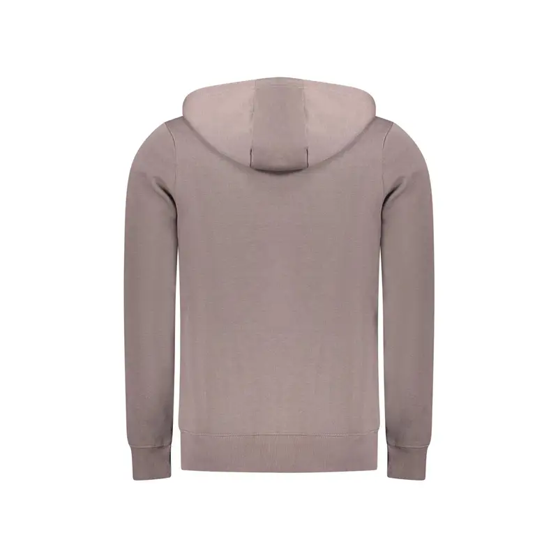 Norway 1963 Felpa Uomo Marrone con Zip e Ricamo miniatura 2