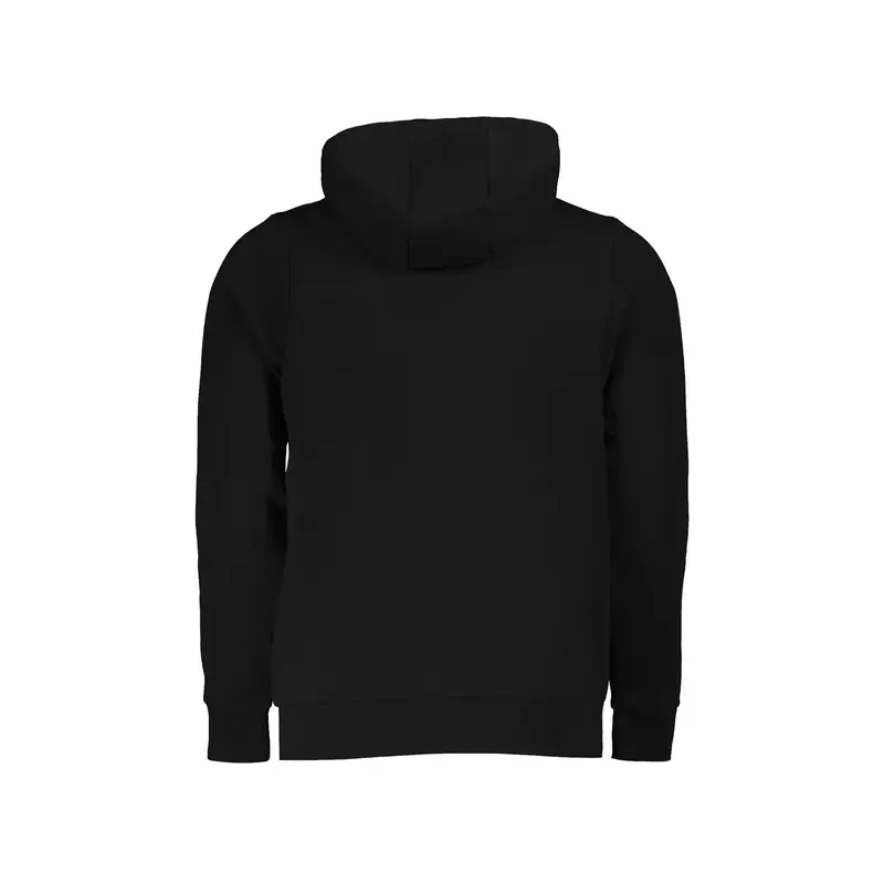 Felpa Maniche Lunghe Uomo Nera Logo Nero miniatura 2