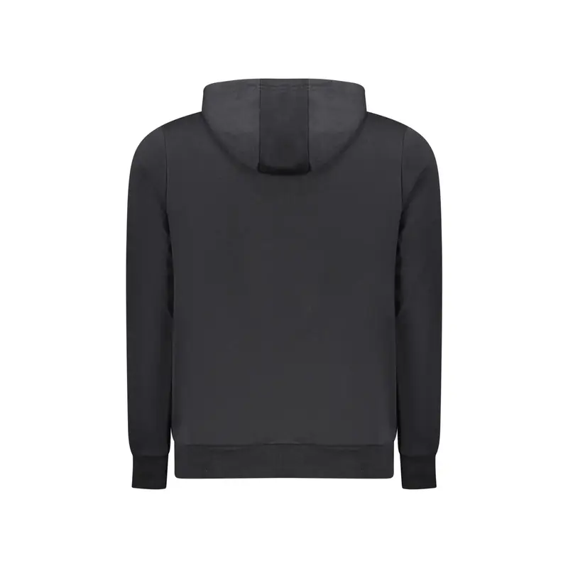 Felpa Maniche Lunghe Uomo Nera Logo Nero miniatura 2