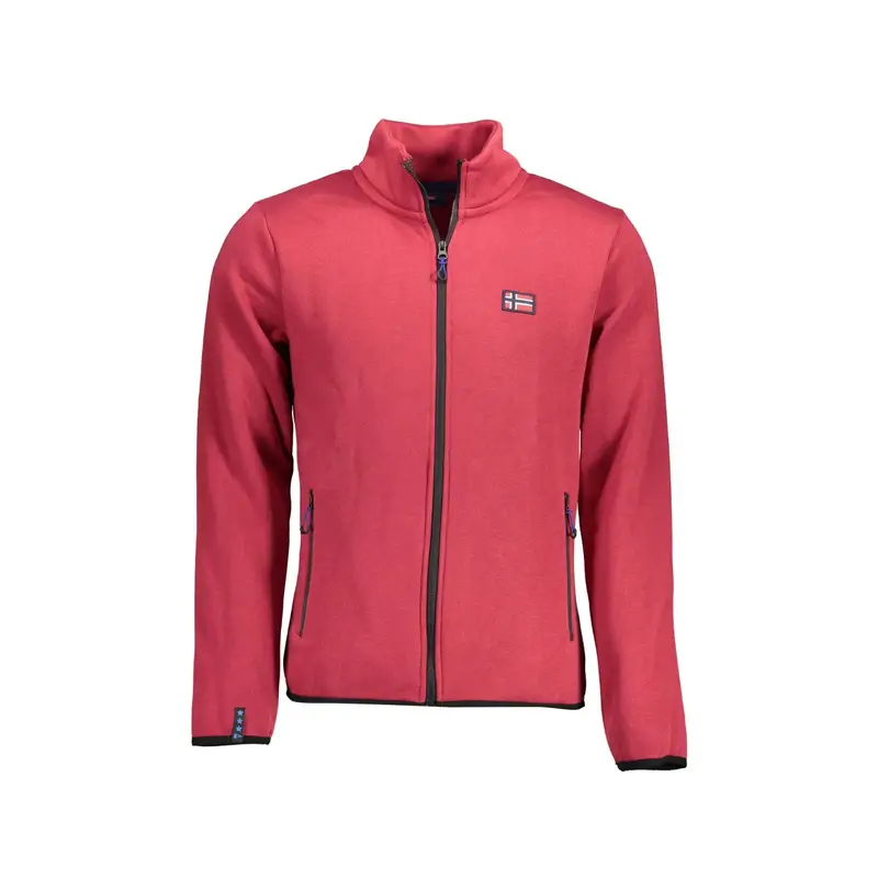 Norway 1963 Felpa Uomo Rossa con Zip