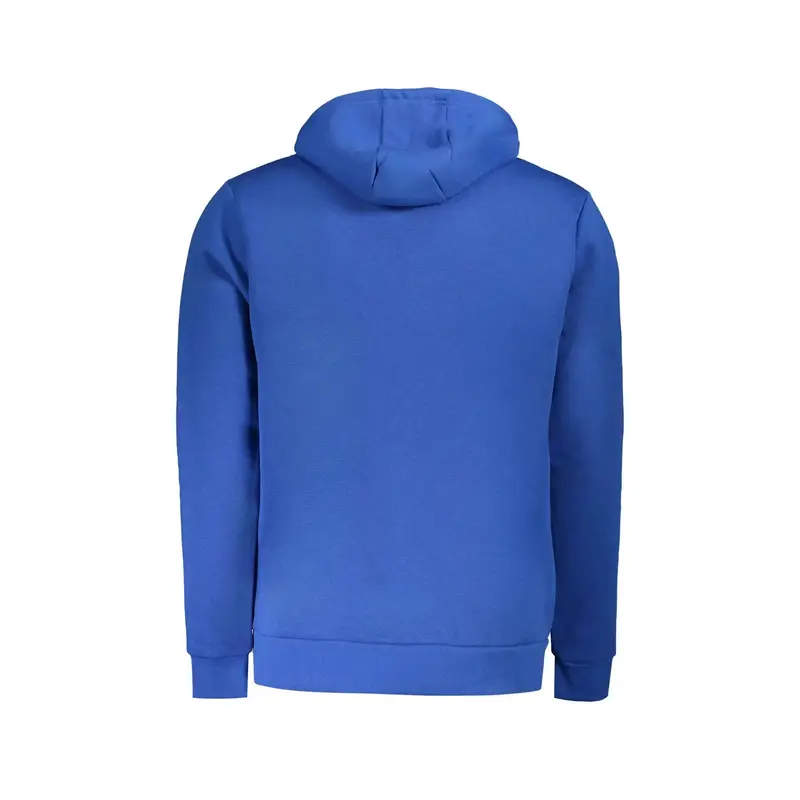Felpa Uomo Blu con Cappuccio e Zip miniatura 2