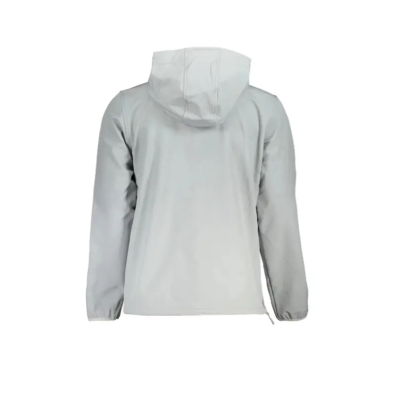 Giacca Softshell Uomo Grigia con Cappuccio Grigio miniatura 2