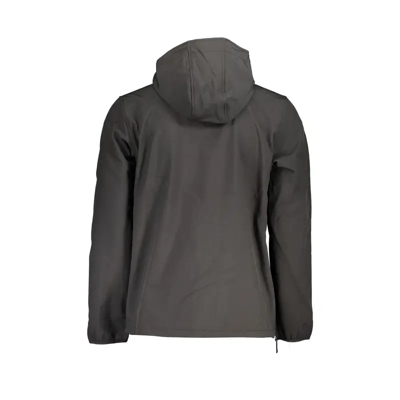 Giacca Softshell Uomo Nera con Cappuccio Nero miniatura 2