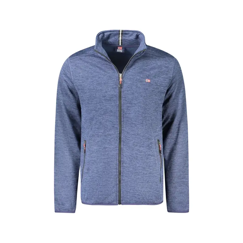 Giacca Sportiva Uomo Blu con Interno in Pile