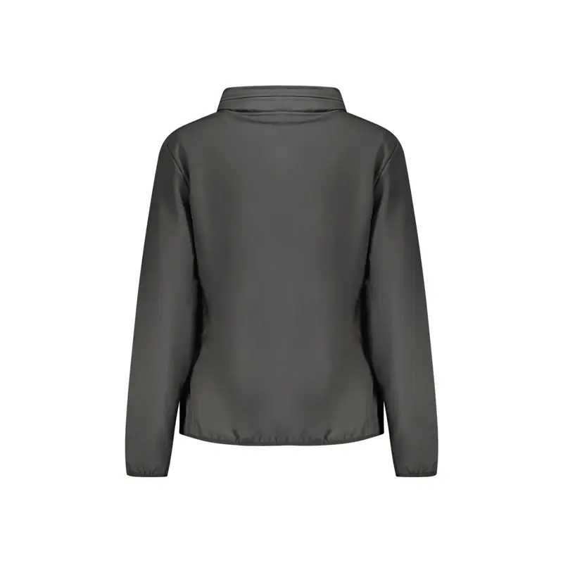 Giubbotto Donna Nero Soft Shell Cappuccio Pile Logo miniatura 2