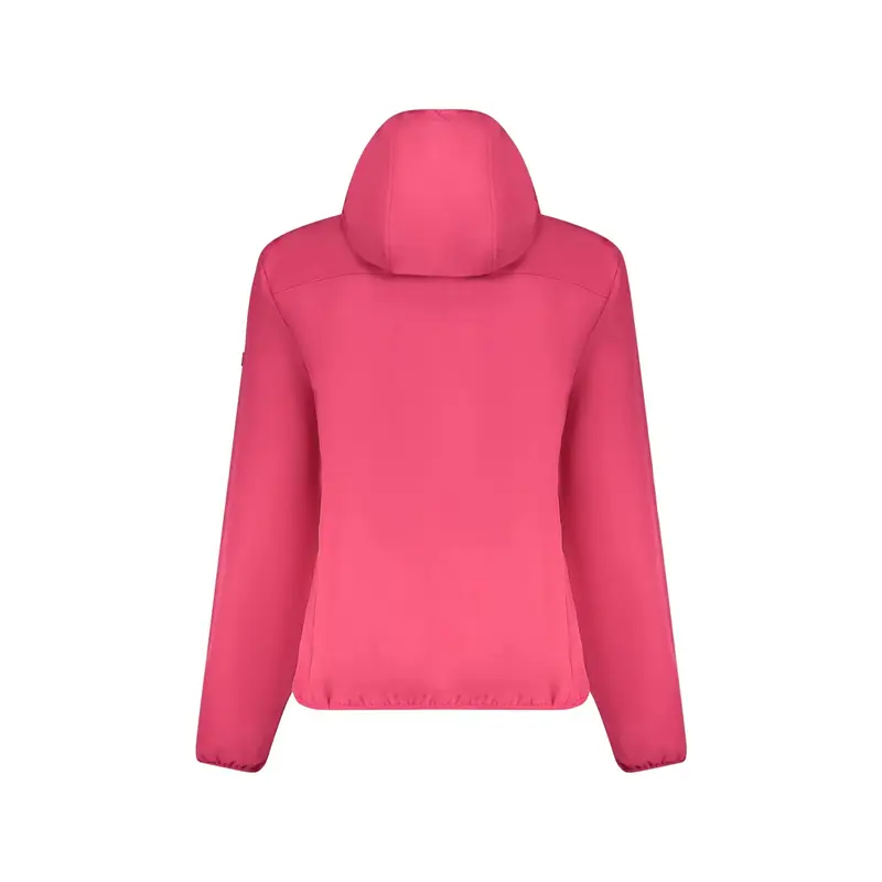 Giubbotto Donna Rosa Soft Shell Dettagli Contrasto Logo miniatura 2