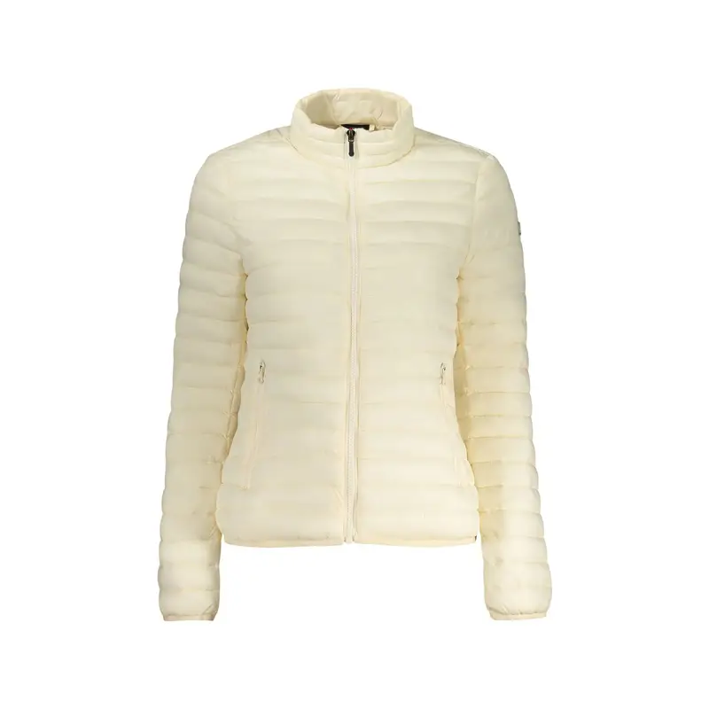 Giubbotto Maniche Lunghe Donna Bianco Zip